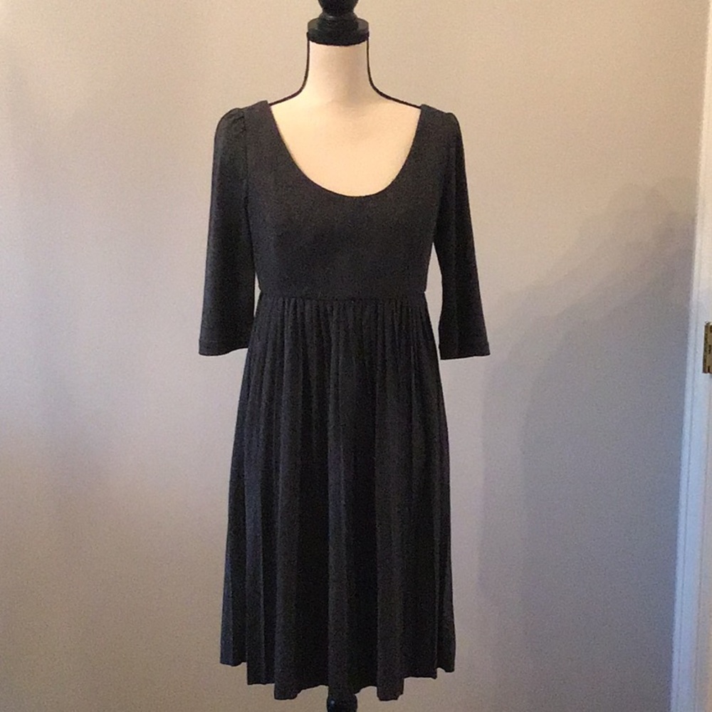 Grey high waisted dress